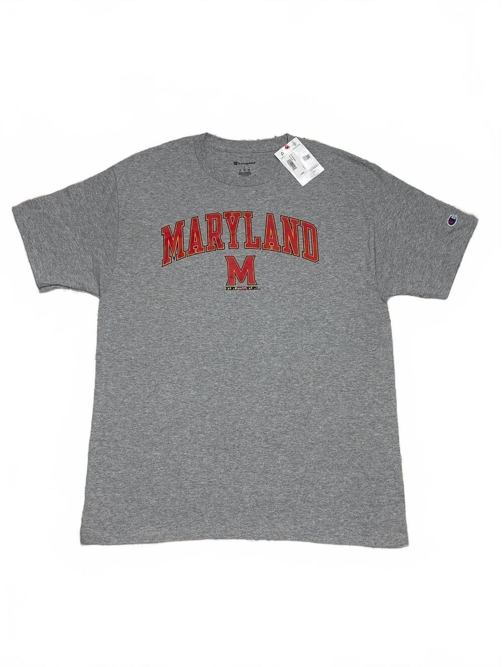 Champion Maryland Grey Graphic T-Shirt Large